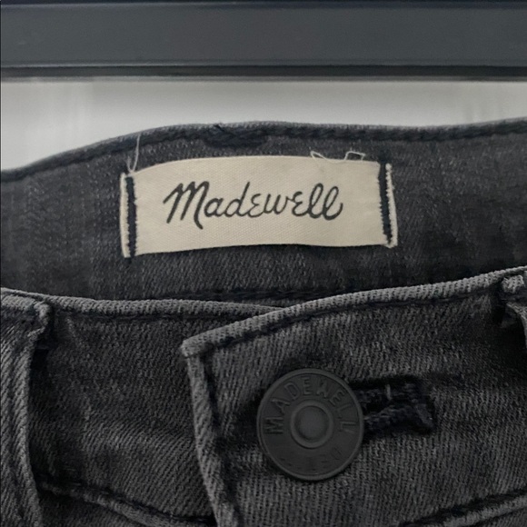 Madewell Charcoal Stovepipe Jeans - Picture 3 of 7